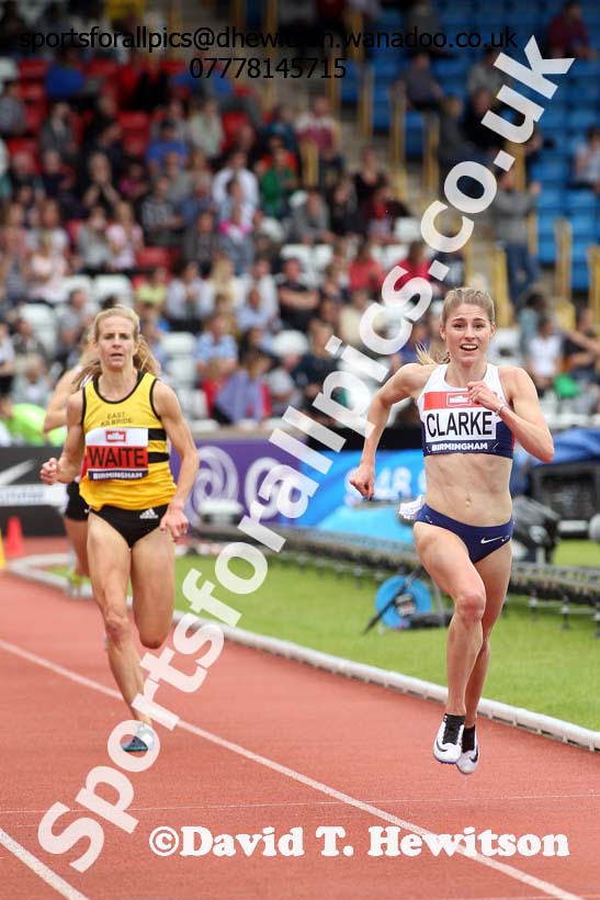 Womens 3000 metres steeplechase, British Championships, Birmingham. Photo: David T. Hewitson/Sports for All Pics